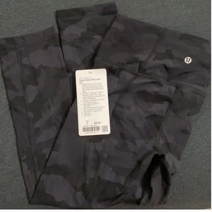 NWOT Lululemon Pace Rival Tights | Black Camo | Size 4